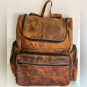 Genuine Leather, hand made backpack for all Genders.